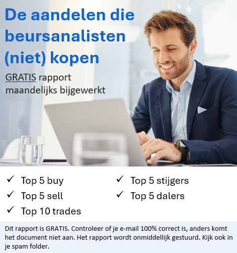 Lijst met geselecteerde aandelen en ETF's